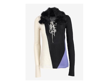 Fendi Sweater With Fur Collar