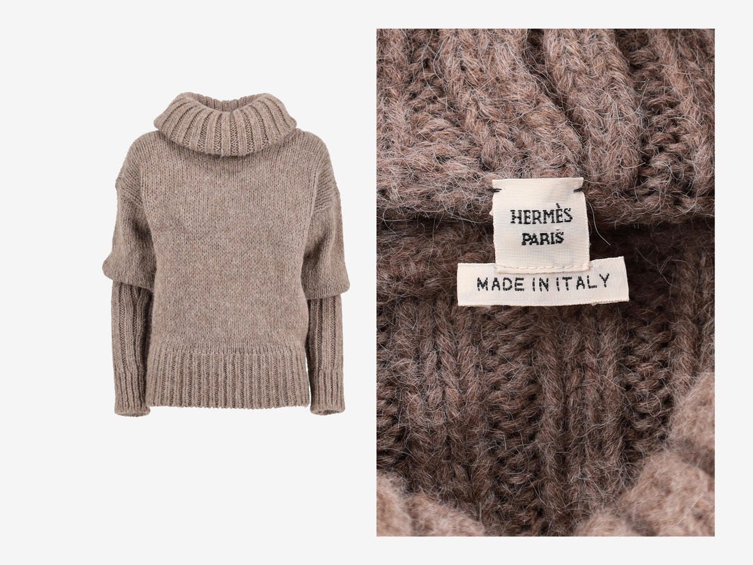 Pull à col roulé Hermès France