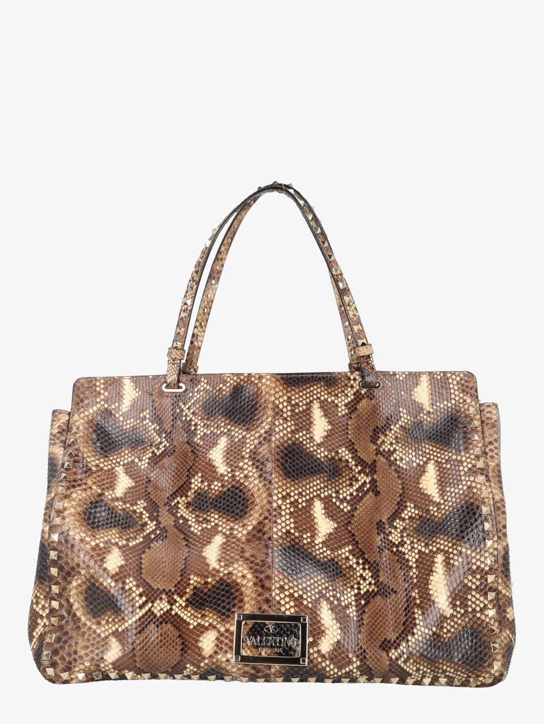 Valentino Python-shopper afbeelding 5