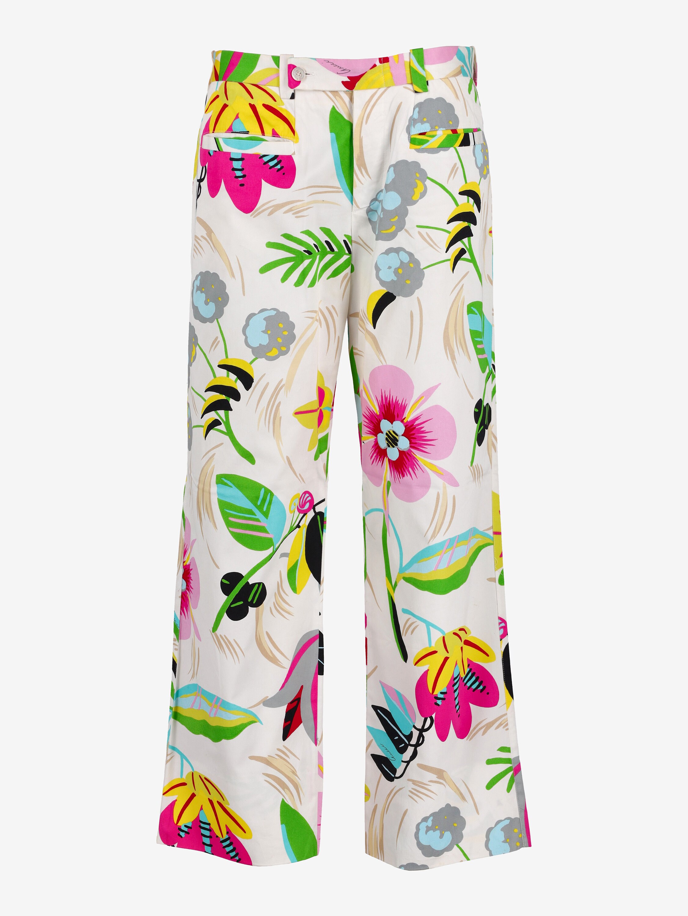 Gucci flower pants hotsell