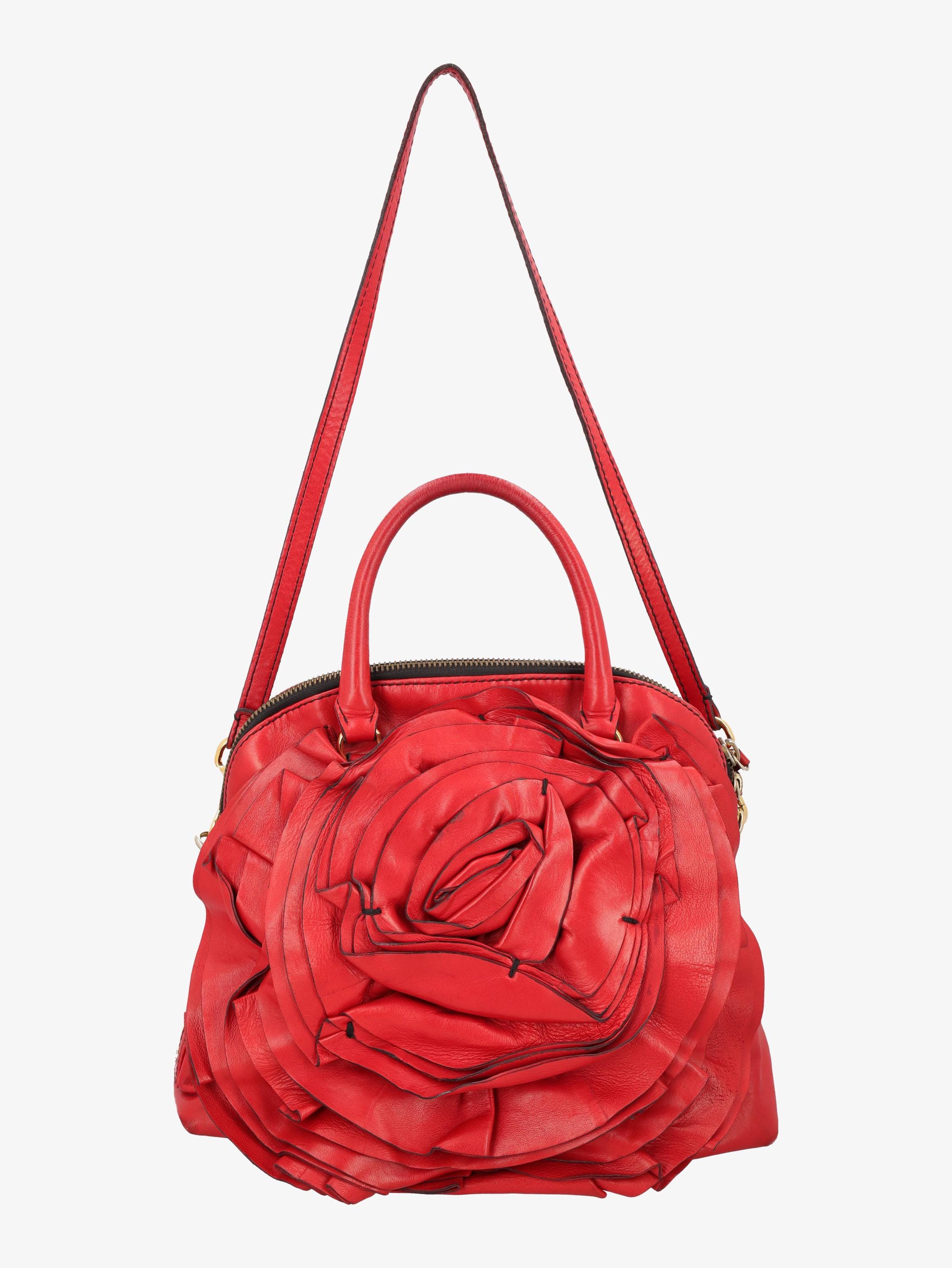 【今週限定価格】Red Valentino ハンドバッグ Valentino Red Rose Maxi Bag - Etsy