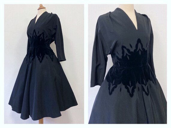 Vintage amazing 1940s 1950s Italian Haute Couture