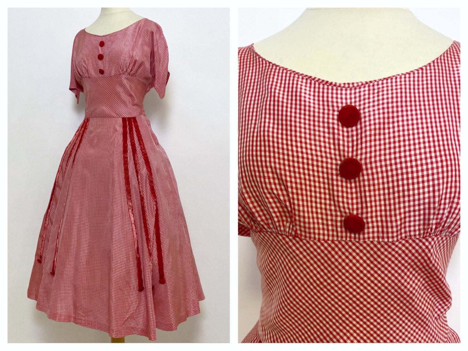 ワンピース 1950s Tattersall check circle dress il_1080xN.3042931793_2jgi.jpg