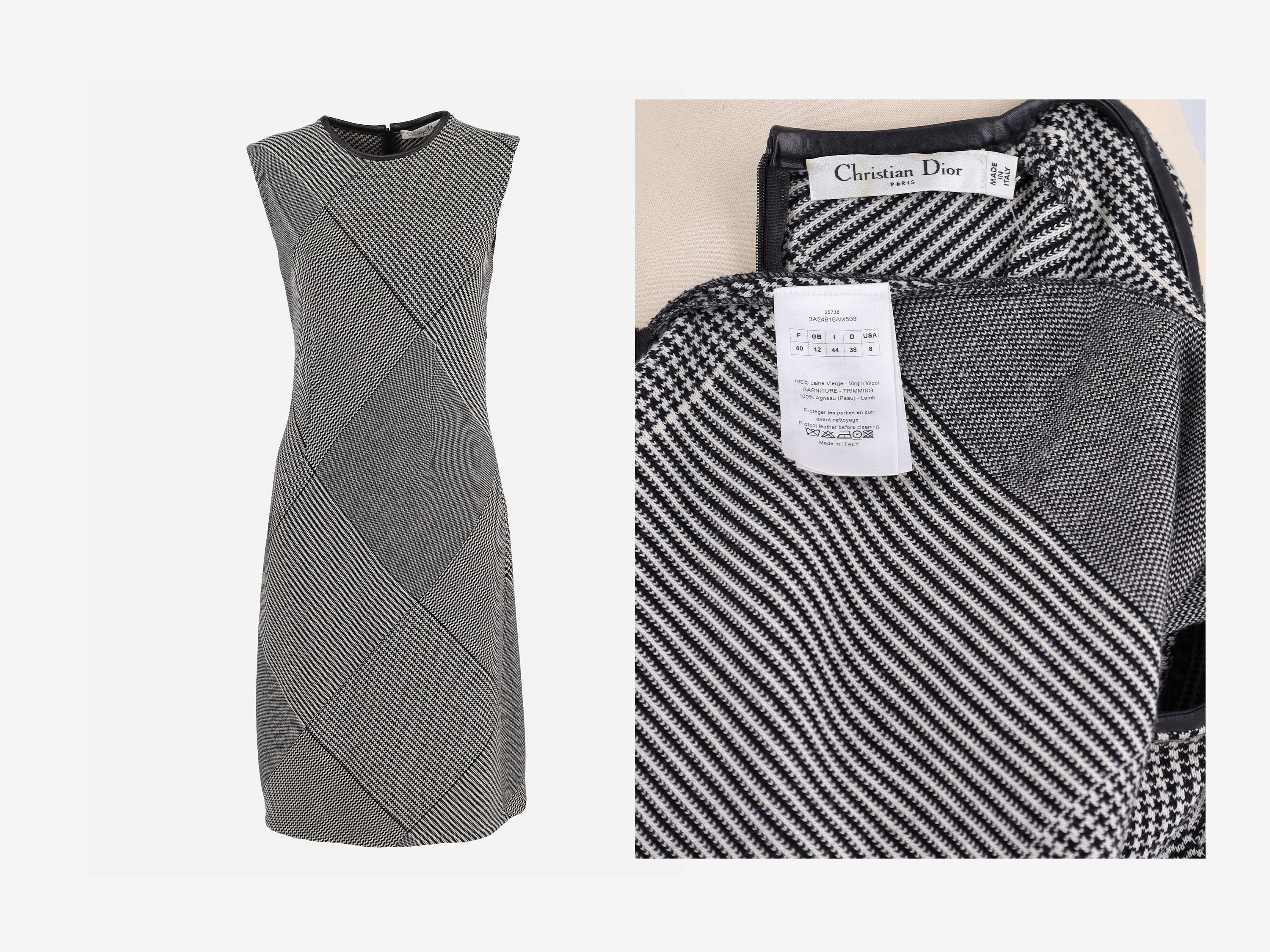 Dior wool dress discount