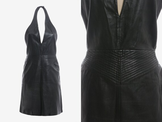 ジャンフランコ フェレ レザー ミディ ドレス - 80 年代 - Etsy 日本 