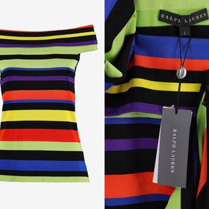 Blusa listrada Ralph Lauren - anos 00
