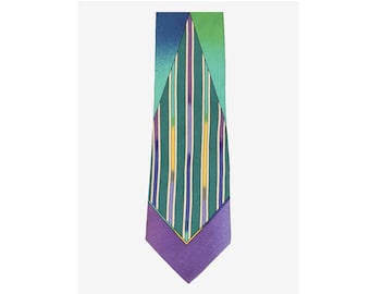 Versace Geometric Silk Tie