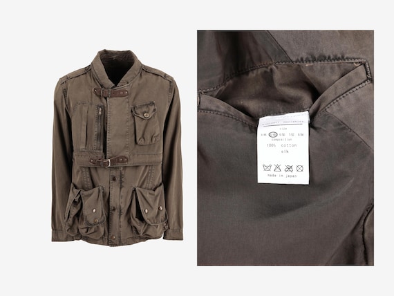 ジャケット・アウター Kiminori morishita lether military jkt Kiminori morishita lether military jkt