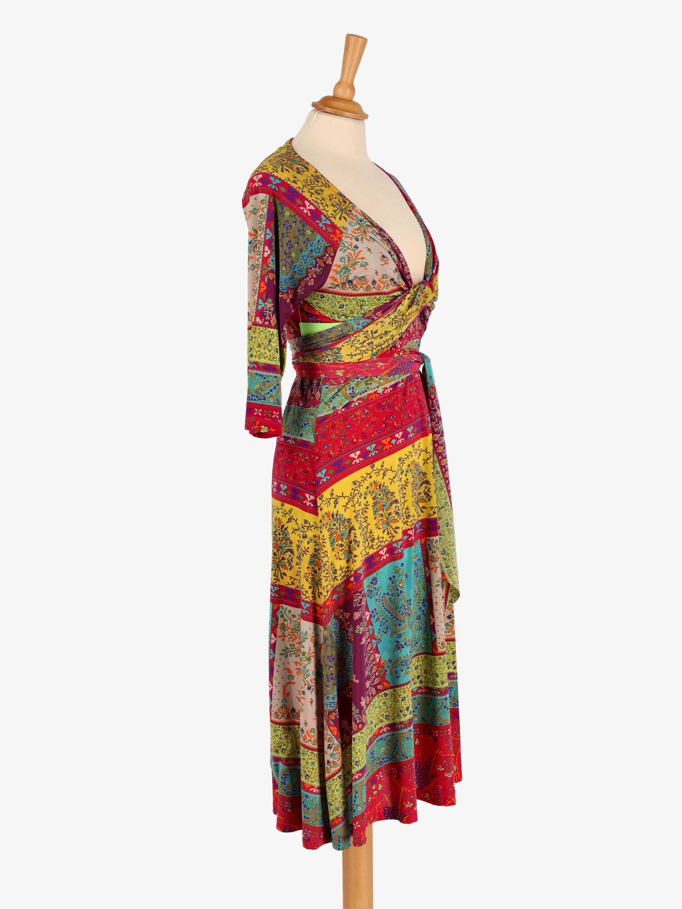 スカート ETRO 'Virginia' minidress Etro Patterned Midi Dress - Etsy