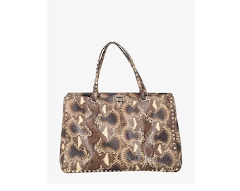Valentino Python Shopper Bag