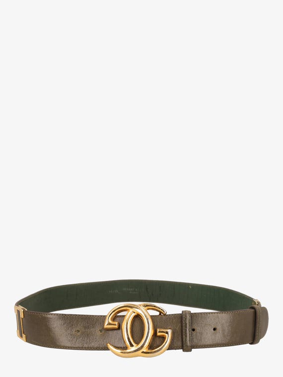 Gucci Vintage Buckle Green Belt - Etsy