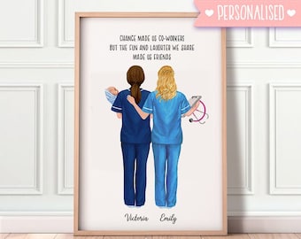 Impresión personalizada de partera: regalo de agradecimiento para profesionales de la salud