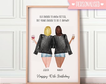 bff 40th birthday gift