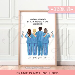 Impressão personalizada para enfermeira dentária - Idéias para presentes de dentista - Presente de agradecimento para dentista - Presente para profissionais de saúde - Presente para funcionários do NHS