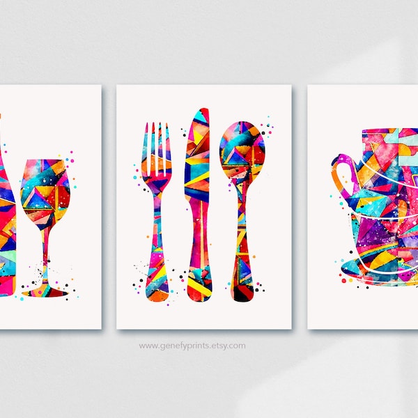 Kitchen Wall Art Etsy UK