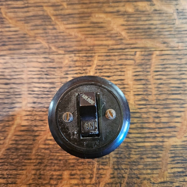 Round Vintage Light Switch - Etsy