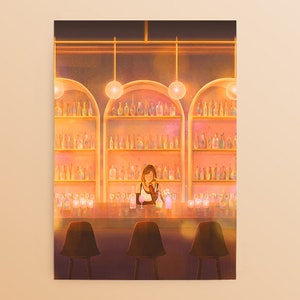 Final Fantasy 7 Postcard: Tifa's Seventh Heaven