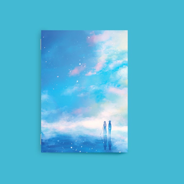 Your Lie in April Notebook, Blank Notebook, Anime Notebook, Pocket Notebook, Shigatsu wa Kimi no Uso, Sketchbook
