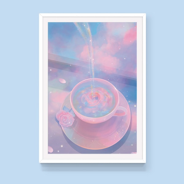 Póster: Té de rosas