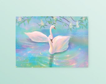 Postcard: Swan Lake