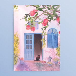 Anime Postkarte: Granatapfel