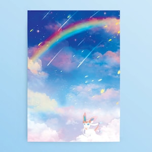 Pokemon Postkarte: Sylveon