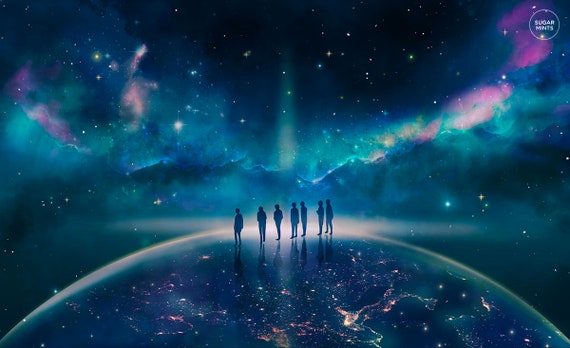 BTS World Poster: Heartbeat - Etsy