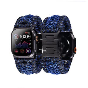 Tefeca Titan Series Paracord Band Compatible with Apple Watch (Universe 49/45/44/42mm)