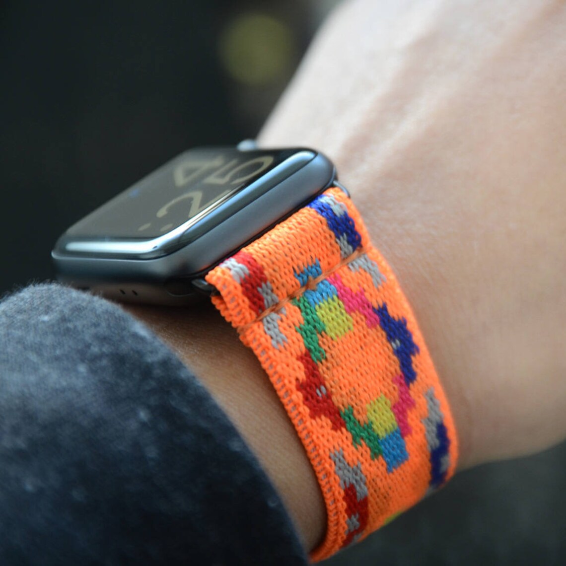 Elastic Band For Apple Watch Stretchy Apple Watch band Etsy
