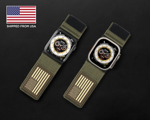 Apple watch hook and loop band sale