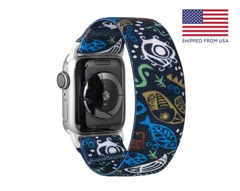 Dreamland Elastic Apple Watch Band | Soft Handmade Strap