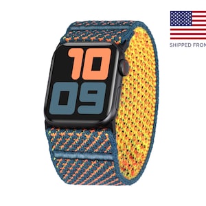 Tefeca Air Series Ultra Wide Breathable Knit Sport Loop Band for Apple Watch - Sea