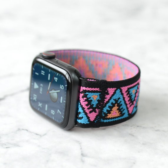 Elastic Band For Apple Watch Stretchy Apple Watch band Aztec Etsy