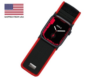 Fortitude USA Flag Band-Nylon Label Red