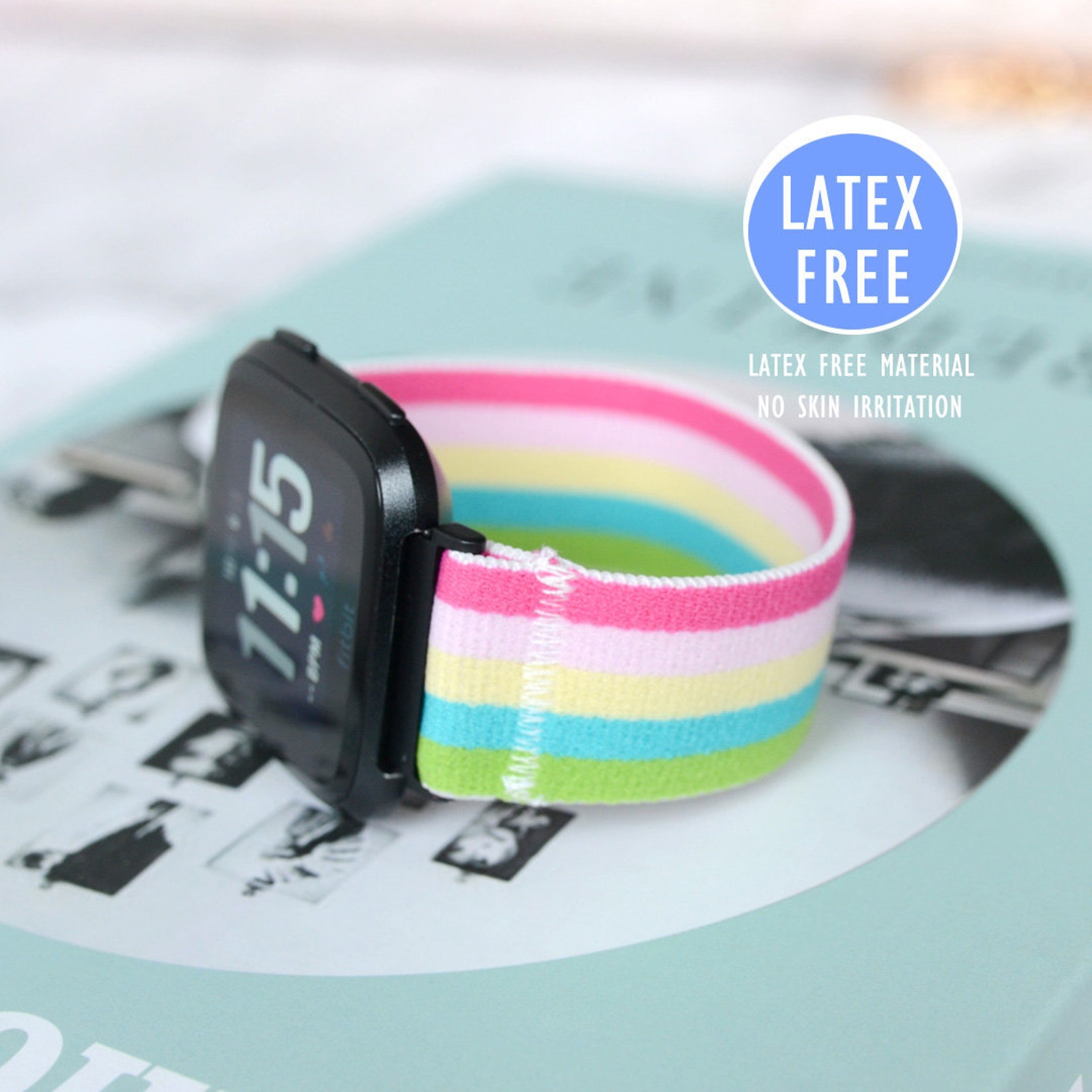 elastic fitbit versa band