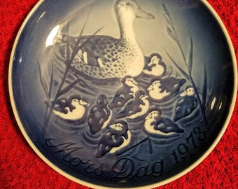 Vintage 1969 Mors Dag 1979 Mother's Day Copenhagen Porcelain