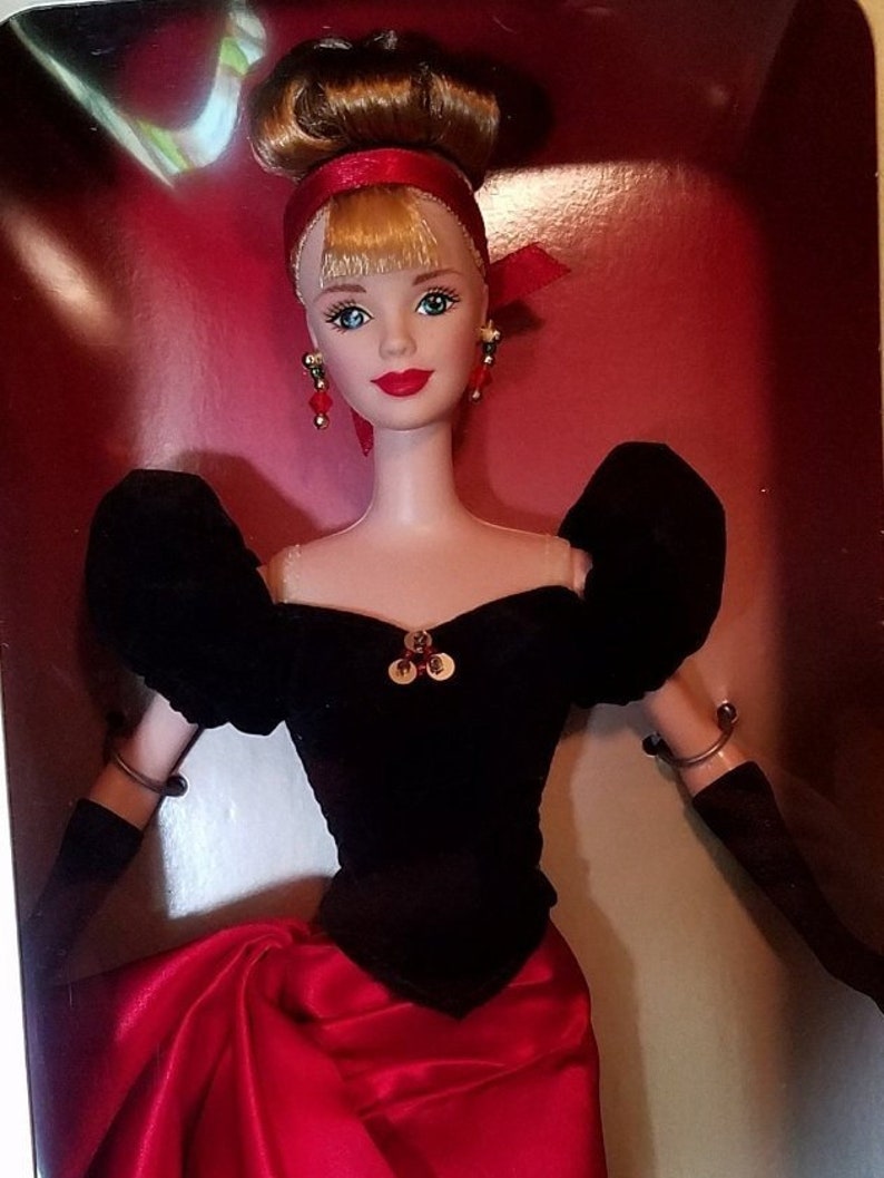 Avon winter Splendor Barbie, 1998 Mattel Inc Etsy