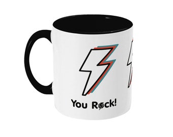 You rock mug - two toned