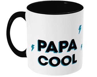 Papa cool mug - two toned