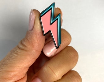 Lightning Pin / Lightning bolt enamel pin / Bolt Pin / Bolts pin