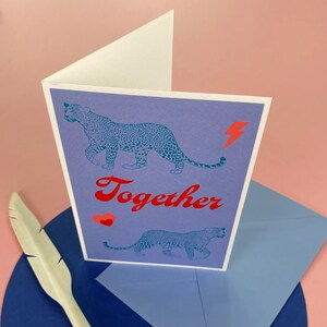 Insieme - Biglietto Leopardi / Regalo di anniversario/San Valentino