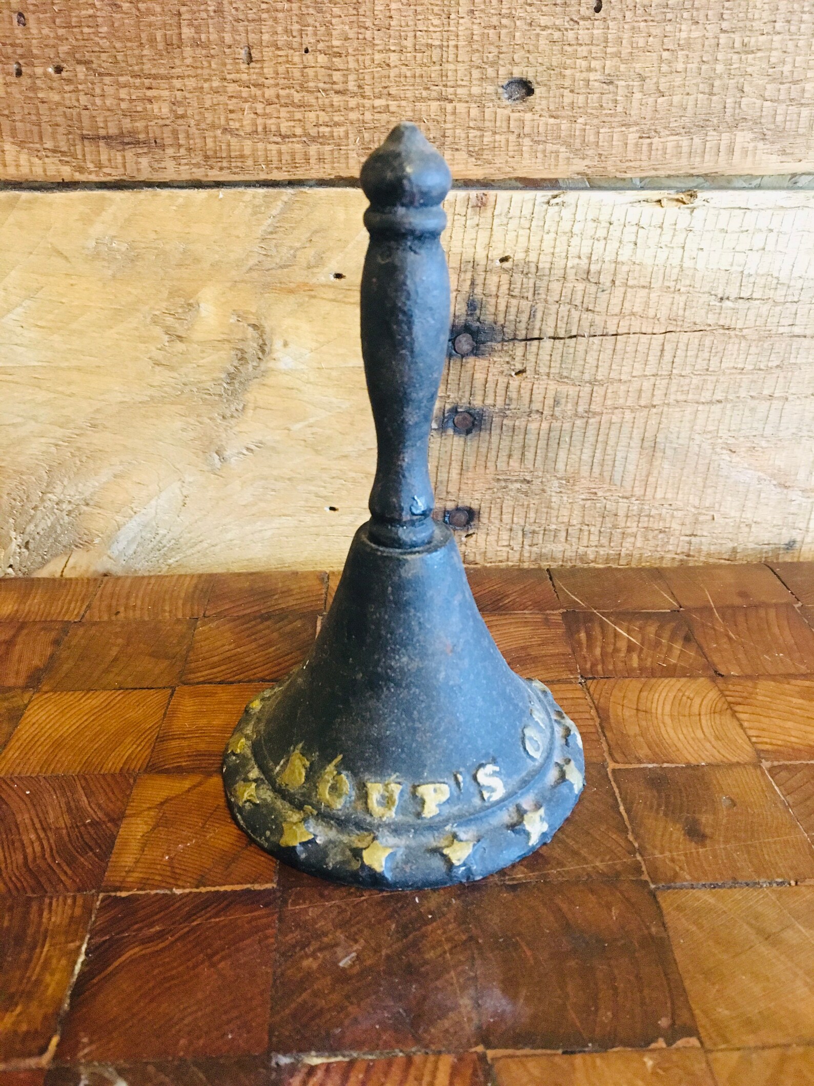 Vintage Soups on Dinner Bell Vintage Dinner Bell Cast Iron Etsy