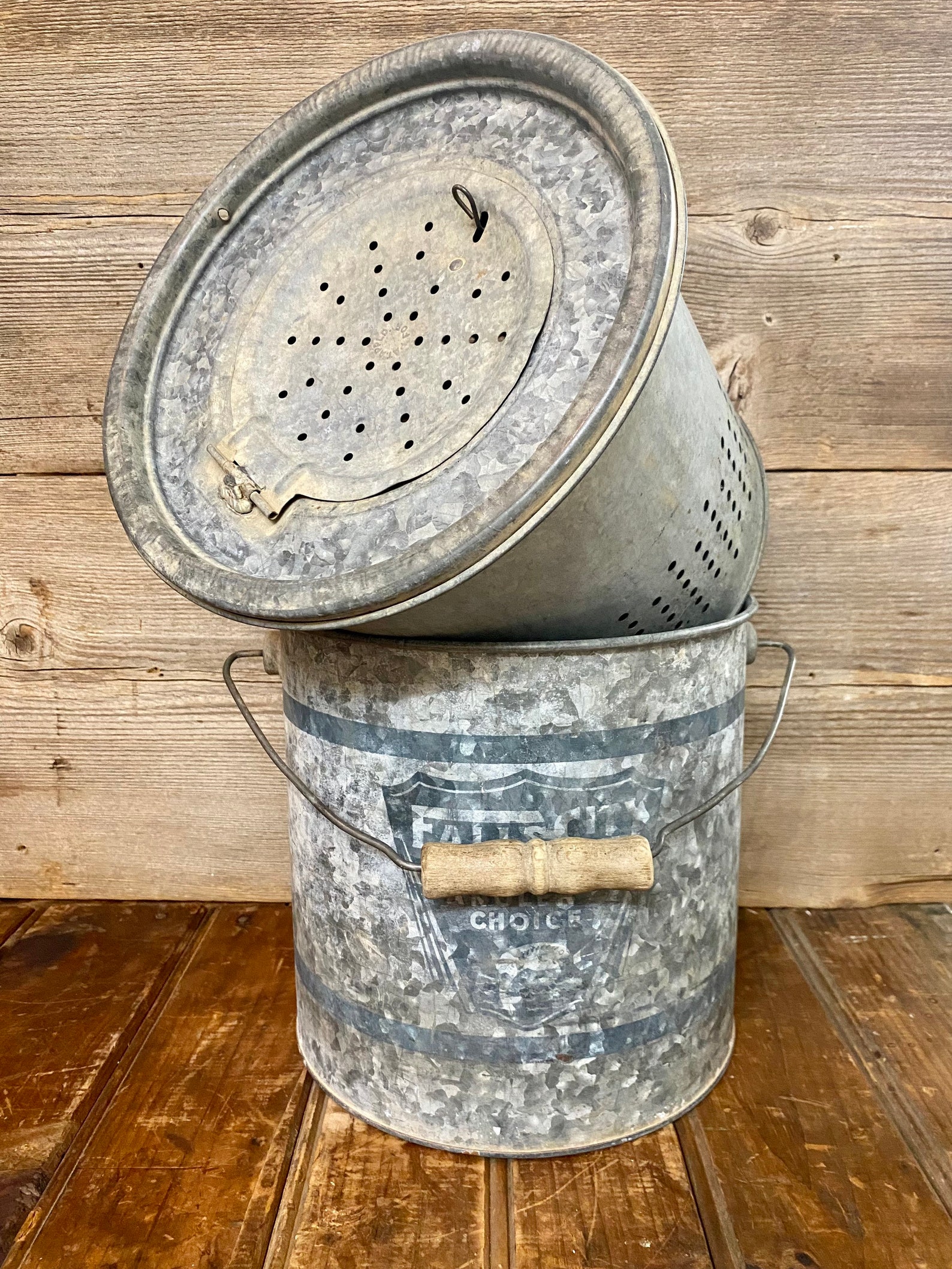 Vintage Metal Minnow Bucket Vintage Falls City Metal Minnow Etsy