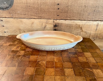 Vintage Frankoma Mayan Aztec Desert Gold Platter, Vintage Frankoma 7Q Mayan Aztec Oval Serving Platter, Vintage Desert Gold Frankoma