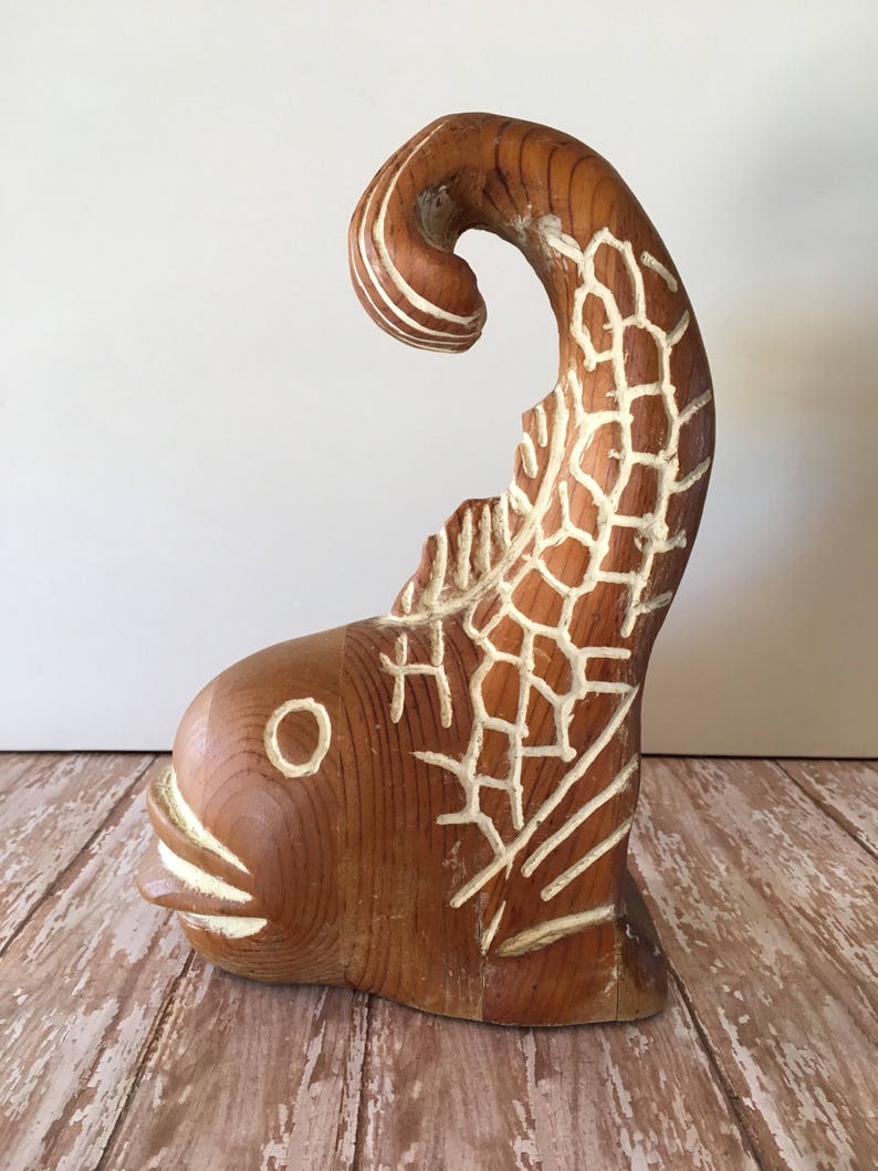 Hand Carved Fish Guild Master Made in USA Hand Carved Fish | Etsy