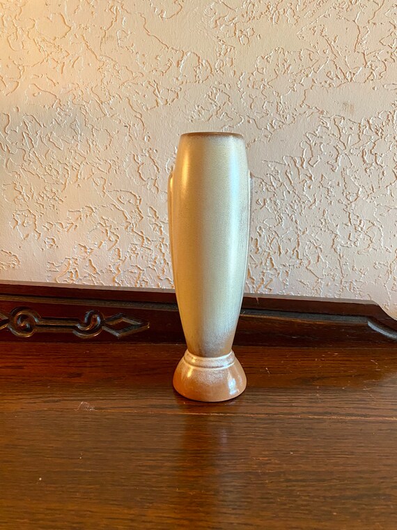 Vintage Frankoma 43 Bud Vase Vintage Desert Gold Bud Vase Etsy