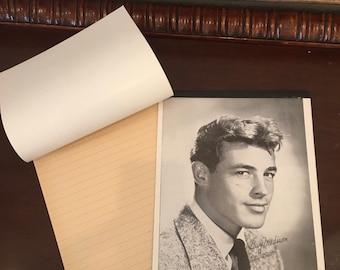 Vintage Guy Madison Note Pad, Vintage Guy Madison Memorabilia, Vintage Guy Madison Note Pad, 1950's Guy Madison Note Book