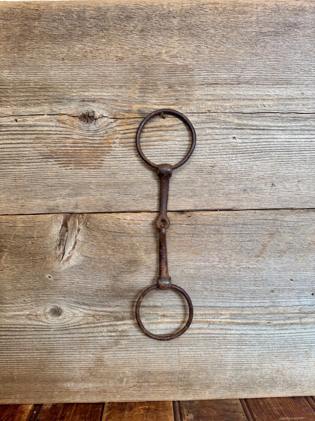 Vintage O Ring Snaffle Bit, Western Decor, Rustic Harness Bit, Horse ...