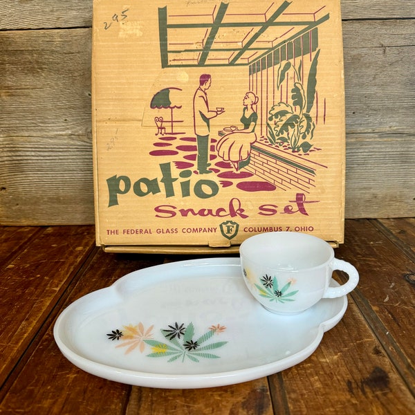 Patio Snack Set Etsy