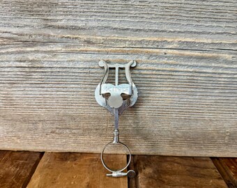 Vintage King Clarinet Lyre, Vintage King Music Sheet Holder, Vintage Clarinet Music Sheet Holder, Vintage Metal Clamp, Vintage Metal Clip